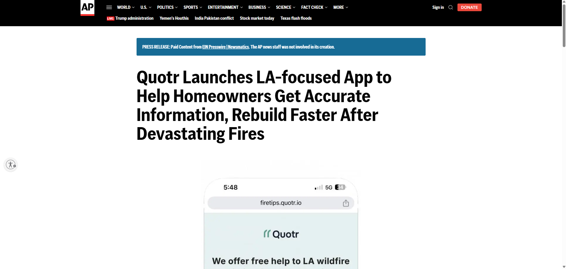 Firetips